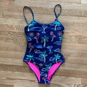 Worn twice, Chubbies one piece swimsuit